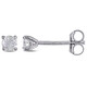 AMOUR 1/4 CT TW Diamond Stud Earrings In 14K White Gold - 70x70