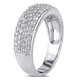 Amour 10K White Gold 1 CT TDW Diamond Ring - 70x70