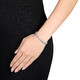 AMOUR 29 1/2 CT TGW Sky-blue Topaz and Sapphire Bracelet In Sterling Silver - 70x70