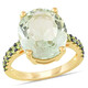 Amour 8 CT TGW Green Amethyst Peridot Fashion Ring Yellow Silver Black Rhodium Plated JMS005406 - 70x70