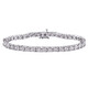 AMOUR 1/4 CT TW Diamond Tennis Bracelet In Sterling Silver - 70x70