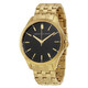 Armani Exchange Black Dial Gold-plated Men's Watch AX2145 723763217194 ...