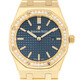 Audemars Piguet Royal Oak Blue Dial Ladies 18 Carat Yellow Gold Watch 67651BA.ZZ.1261BA.02 - 70x70