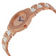 August Steiner Crystal Glitz Rose Gold-Tone and White Ceramic Ladies Watch AS8052RG - 70x70