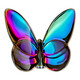 Baccarat Papillon Crystal Lucky Butterfly Blue Scarabee 2609987 - 70x70