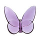 Baccarat Purple Lucky Butterfly 2103586 - 70x70
