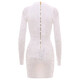 Balmain V Neck Knitted Dress, Brand Size 38 (US Size 6) - 70x70