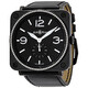 Bells and Ross Quartz Black Dial Watch BRS98-BCS-00807 - 70x70