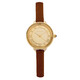 Bertha Madison Gold Dial Camel Leather Ladies Watch BR6705 - 70x70