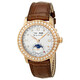 Blancpain Leman Moonphase Mother of Pearl Dial 18kt Rose Gold Brown Leather Diamond Ladies Watch 2360-2991A-55 - 70x70