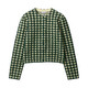 Burberry Houndstooth Cotton-Blend Cardigan - 70x70