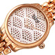 Burgi Ladies Swarovski Crystal Pebble Style Bracelet Watch - 70x70