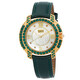 Burgi Mother Of Pearl Dial Green Crystal Ladies Watch BUR156GN - 70x70