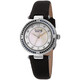 Burgi Quartz White Dial Black Leather Ladies Watch BUR251BK - 70x70