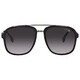 Carrera Grey Shaded Square Unisex Sunglasses CARRERA 133/S 0T17/9O 57 - 70x70