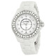 Chanel J12 Diamond Bezel White Ceramic Unisex Watch H2430 - 70x70