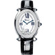 Chopard Happy Sport Oval White Diamond Dial Black Leather Ladies Watch 278953-2004 - 70x70
