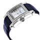 Chopard Happy Sport Square Mother of Pearl Dial Blue Leather Ladies Watch 28/8448-2001 - 70x70