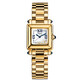 Chopard Happy Sport White Dial Gold Stainless Steel Ladies Watch - 70x70
