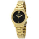Citizen Black Dial Gold-tone Ladies Watch EL3088-59E - 70x70