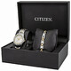 Citizen Silhouette Crystal Silver Dial Ladies Watch Set FE1144-69A - 70x70