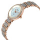 Citizen Silhouette Crystal White Mother of Pearl Dial Ladies Two Tone Watch EM0483-89D - 70x70