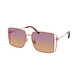 Coach Sunset Peach Gradient Square Ladies Sunglasses HC7174D 933178 59 - 70x70