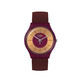 Crayo Trinity Gold Dial Maroon Leatherette Watch CRACR4408 - 70x70