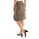 Eftychia Suncloth High-Waist Zip-Detail Skirt, Brand Size 10 (US Size 6) - 70x70