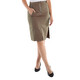 Eftychia Suncloth High-Waist Zip-Detail Skirt, Brand Size 10 (US Size 6) - 70x70