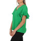 Essentiel Ladies Sinai Wimbledon Green Short Sleeve Shirt - 70x70