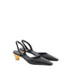 Ferragamo Alyssa Cage-Heel Slingback Pumps - 70x70