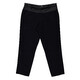 Ferragamo Cady Parte Opaca Tailored Trousers in Black, Brand Size 48 ( US Size 14 ) - 70x70