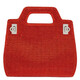 Ferragamo Flame Red Wanda Mini Bag With Crystals - 70x70