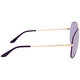 Ferragamo Purple Pilot Unisex Sunglasses SF131S 736 60 - 70x70