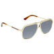 Gucci Blue Rectangular Unisex Sunglasses GG0200S 004 57 - 70x70