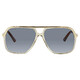 Gucci Blue Rectangular Unisex Sunglasses GG0200S 004 57 - 70x70