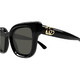 Gucci Grey Square Ladies Sunglasses GG1828S 001 49 - 70x70