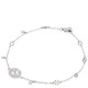 Gucci Interlocking G Diamond Bracelet In Wg, - 70x70