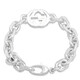 Gucci Interlocking G Motif Sterling Silver Bracelet - 70x70
