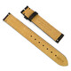 Hadley Roma 14 MM Black Crocodile Leather Strap - 70x70