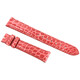 Hadley Roma 16 MM Coral Alligator Leather Strap - 70x70