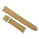 Hadley Roma 16 MM Matte Pastel Green Lizard Leather Strap - 70x70