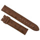 Hadley Roma 18 MM Matte Brown Ostrich Leather Strap - 70x70