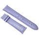 Hadley Roma 21 MM Light Purple Alligator Leather Strap - 70x70