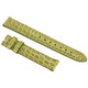Hadley Roma Lime Green 14 MM Alligator Leather Strap - 70x70