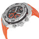 Hamilton Khaki Navy Sub Automatic Chronograph Dark Gray Dial Orange Rubber Men's Watch H78716983 - 70x70