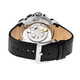 Heritor Carter Silver Skeleton Dial Black Leather Men's Watch HR2503 - 70x70