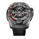 HYT H2 Titanium Platinum SQ Black Alligator Men's Watch 248-TP-00-RF-AB - 70x70