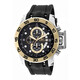 Invicta I-Force Chronograph Black Carbon Fiber Dial Black Polyurethane Men's Watch 19253 - 70x70